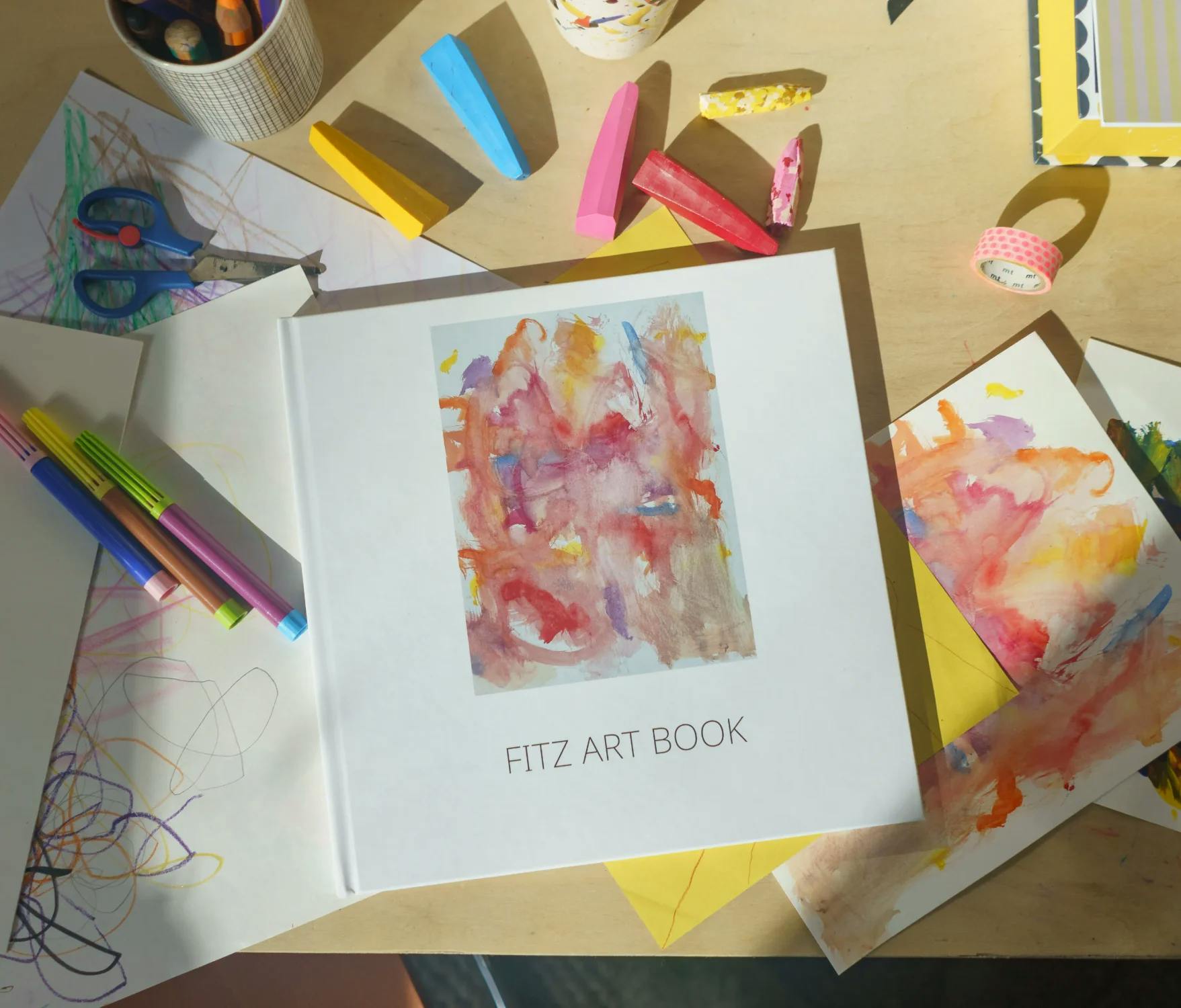 Turn your kid's art into a photo book